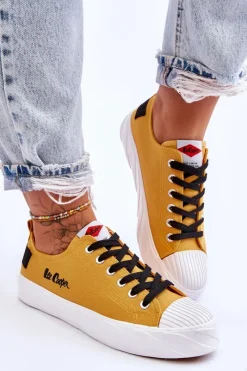 Trampki Damskie Niskie></noscript>Lee Cooper Trampki Damskie LCW-23-44-1649L Żółte