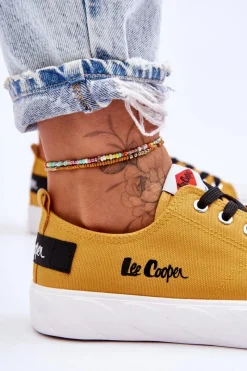 Trampki Damskie Niskie></noscript>Lee Cooper Trampki Damskie LCW-23-44-1649L Żółte