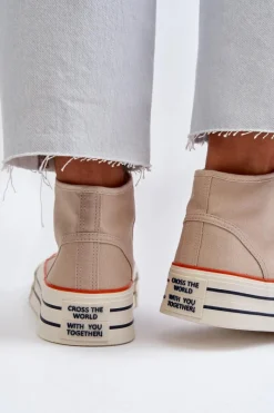 Trampki Damskie Wysokie><noscript><img width=