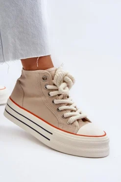 Trampki Damskie Wysokie><noscript><img width=