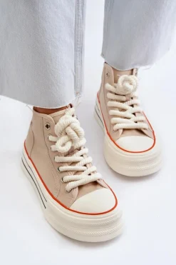 Trampki Damskie Wysokie><noscript><img width=