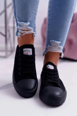 Trampki Damskie Niskie></noscript>Boto Trampki Damskie Niskie Smith's Czarne