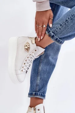 Trampki Damskie Wysokie><noscript><img width=