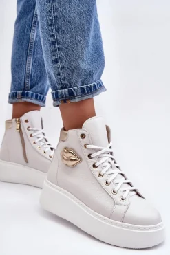 Trampki Damskie Wysokie><noscript><img width=