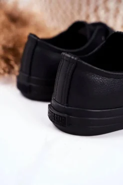 Discount Trampki Dziecięce Big Star Na Rzepy Czarne GG374009 Dzieci Chłopięce|Dziewczęce