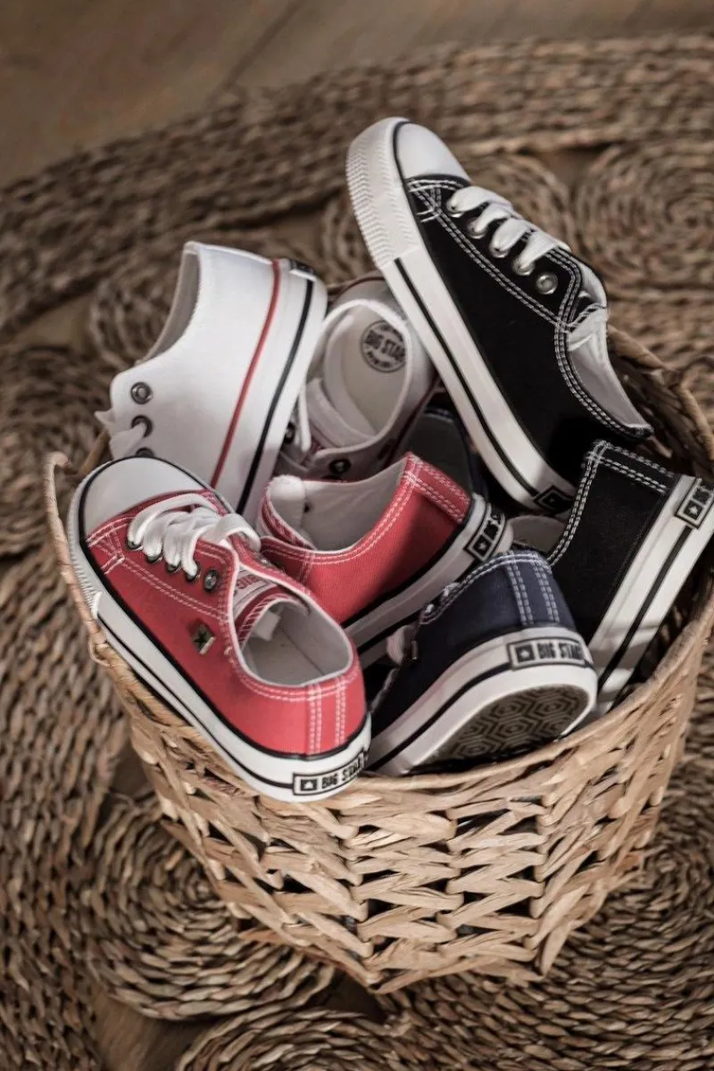 Best Big Star Shoes Trampki Dziecięce Big Star FF374206 Czarne Czarny