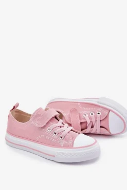 Sale Boto Trampki Dziecięce Na Rzep Różowe Obidana
