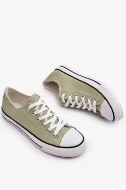 Trampki Damskie Niskie></noscript>Boto Trampki Klasyczne Niskie Damskie Jasnozielone Vegas