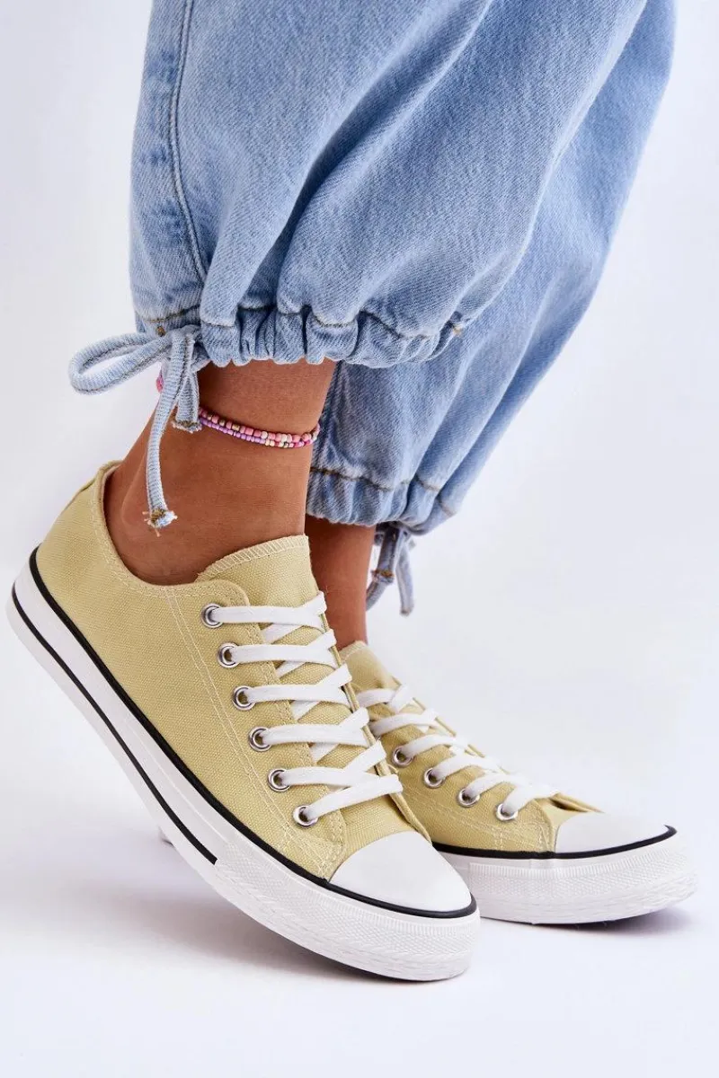 Best Trampki Klasyczne Niskie Damskie Żółte Vegas Damskie Trampki Damskie Niskie