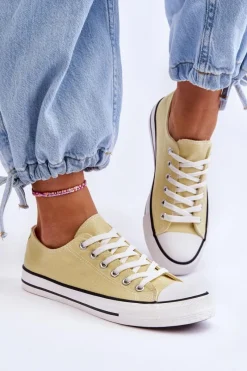 Best Trampki Klasyczne Niskie Damskie Żółte Vegas Damskie Trampki Damskie Niskie