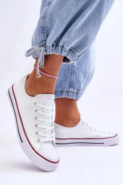 Clearance Boto Trampki Klasyczne Niskie Damskie Białe Vegas Biały