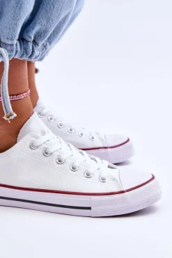 Clearance Boto Trampki Klasyczne Niskie Damskie Białe Vegas Biały