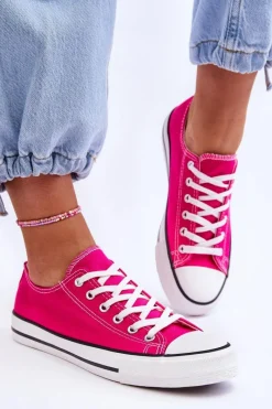 Outlet Trampki Klasyczne Niskie Damskie Fuksja Vegas Damskie Trampki Damskie Niskie