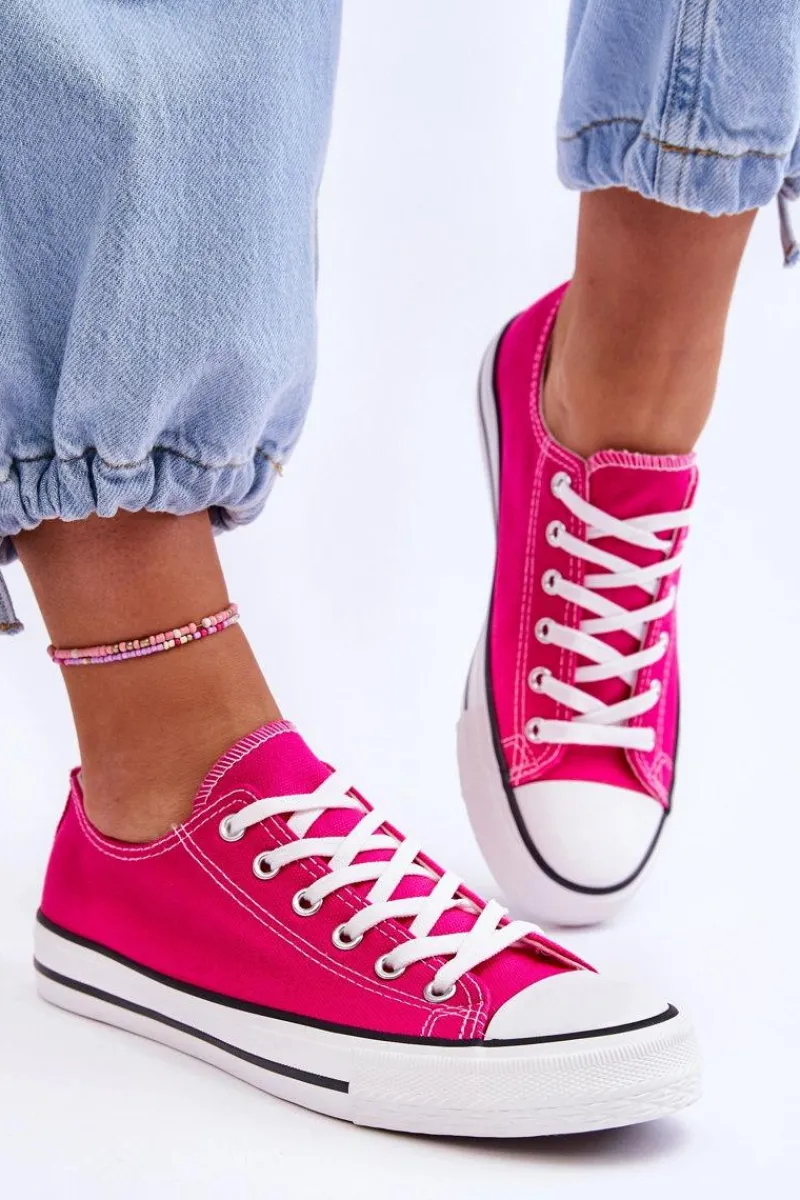 Outlet Trampki Klasyczne Niskie Damskie Fuksja Vegas Damskie Trampki Damskie Niskie