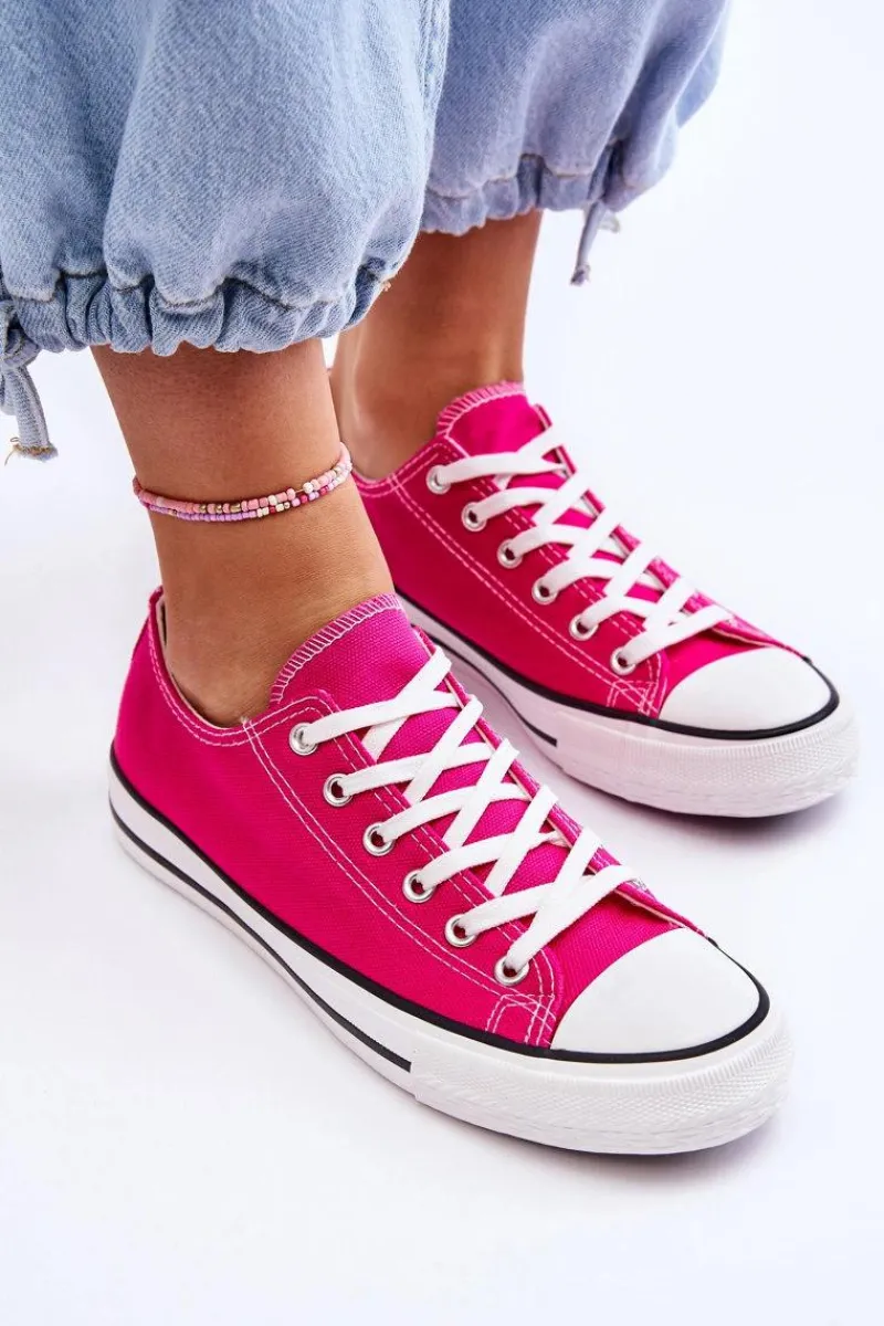Outlet Trampki Klasyczne Niskie Damskie Fuksja Vegas Damskie Trampki Damskie Niskie