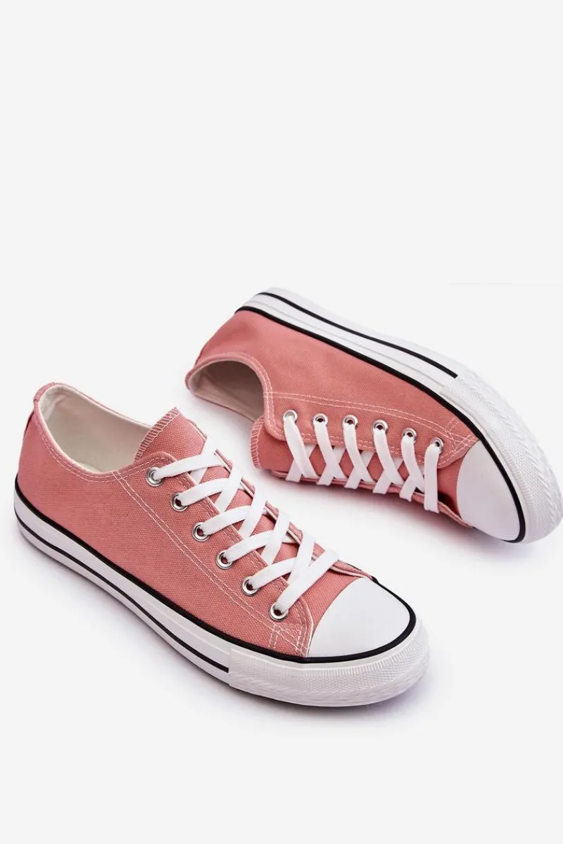 Discount Trampki Klasyczne Niskie Damskie Ciemnoróżowe Vegas Damskie Trampki Damskie Niskie