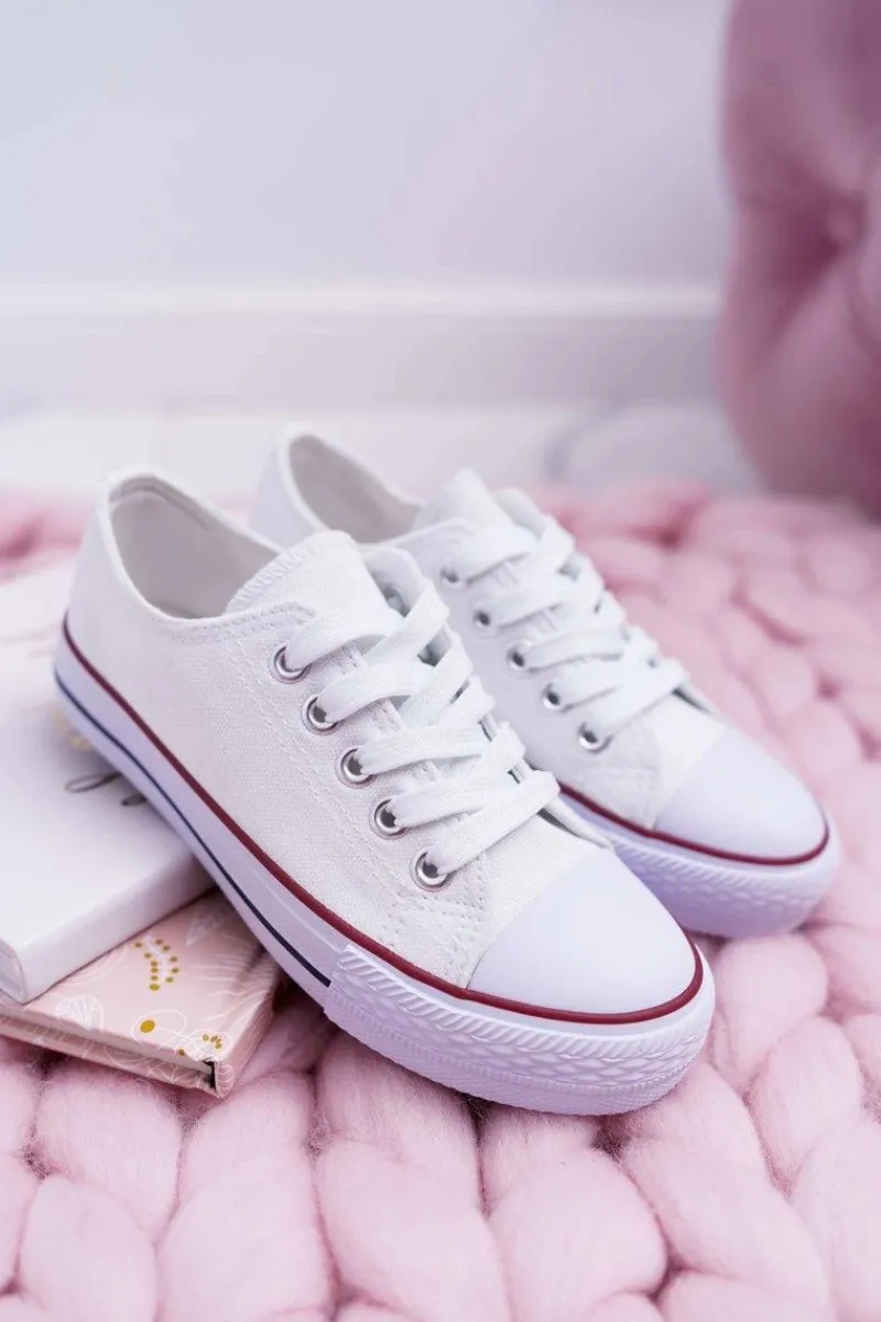 Best Boto Trampki Młodzieżowe Buty Białe Filemon