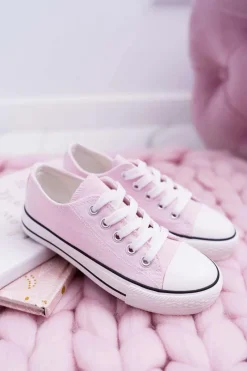 Clearance Trampki Młodzieżowe Buty Różowe Filemon Damskie Trampki Damskie Niskie