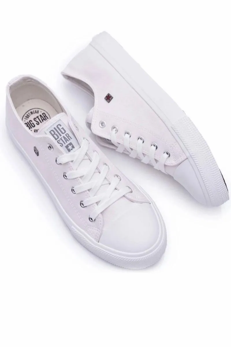 Trampki Męskie Big Star Białe V174347 Męskie Trampki Męskie Big Star|Trampki Niskie