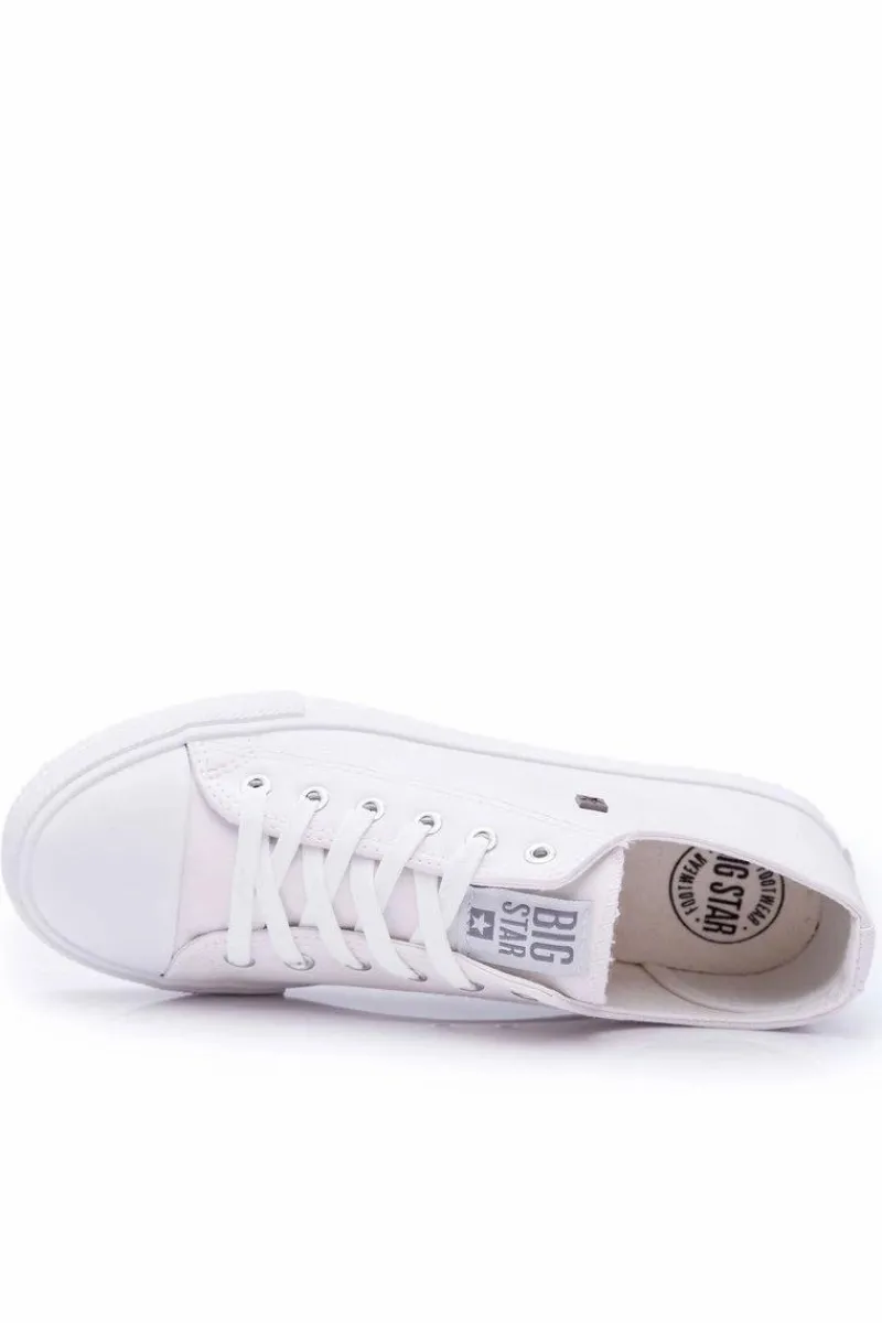 Trampki Męskie Big Star Białe V174347 Męskie Trampki Męskie Big Star|Trampki Niskie