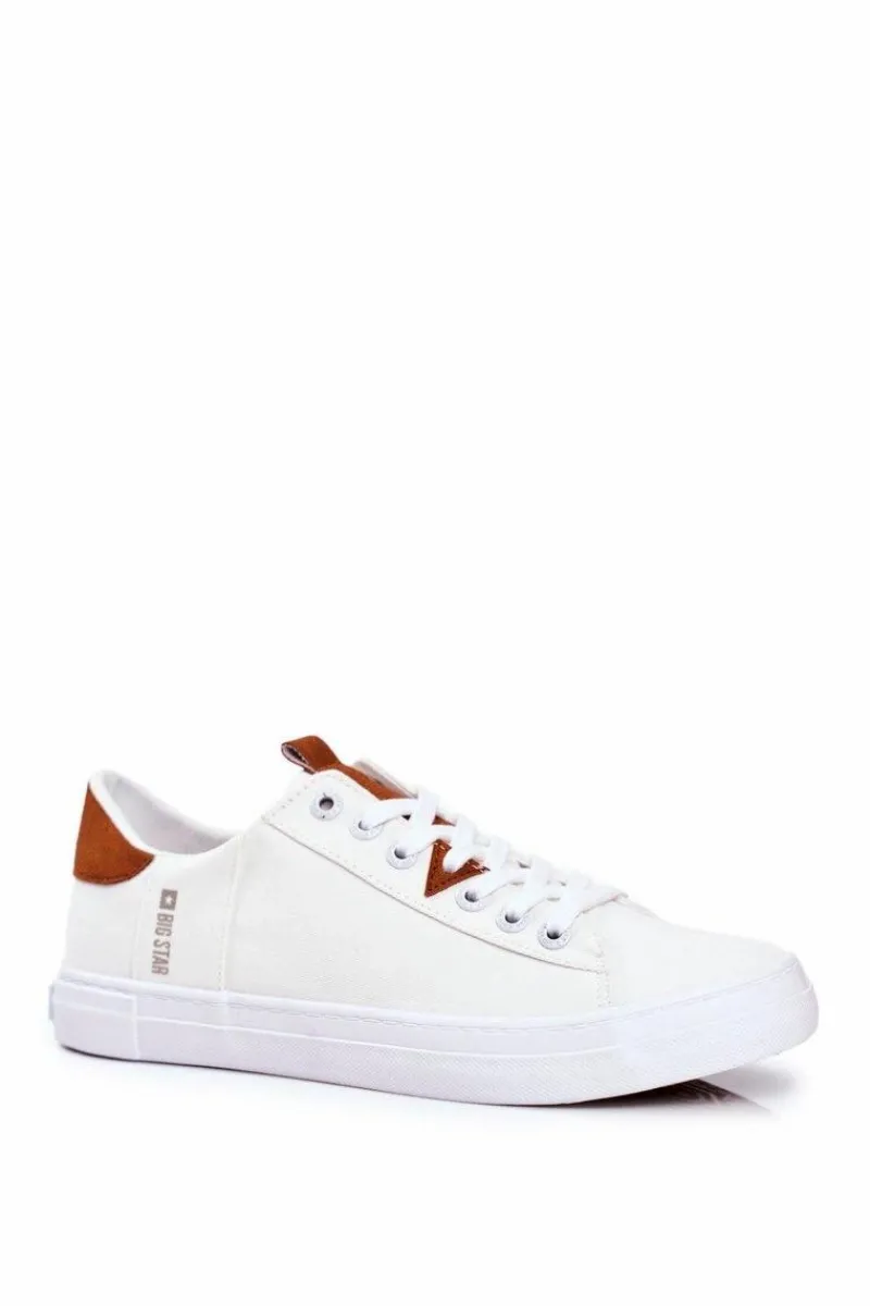 Clearance Trampki Męskie Big Star Białe FF174312 Męskie Trampki Męskie Big Star|Trampki Niskie