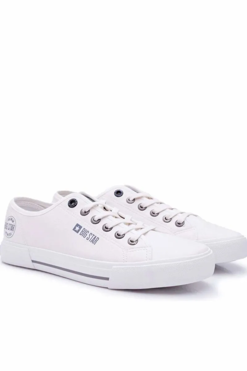 Trampki Męskie Big Star|Trampki Niskie>Big Star Shoes Trampki Męskie Big Star Białe FF174054