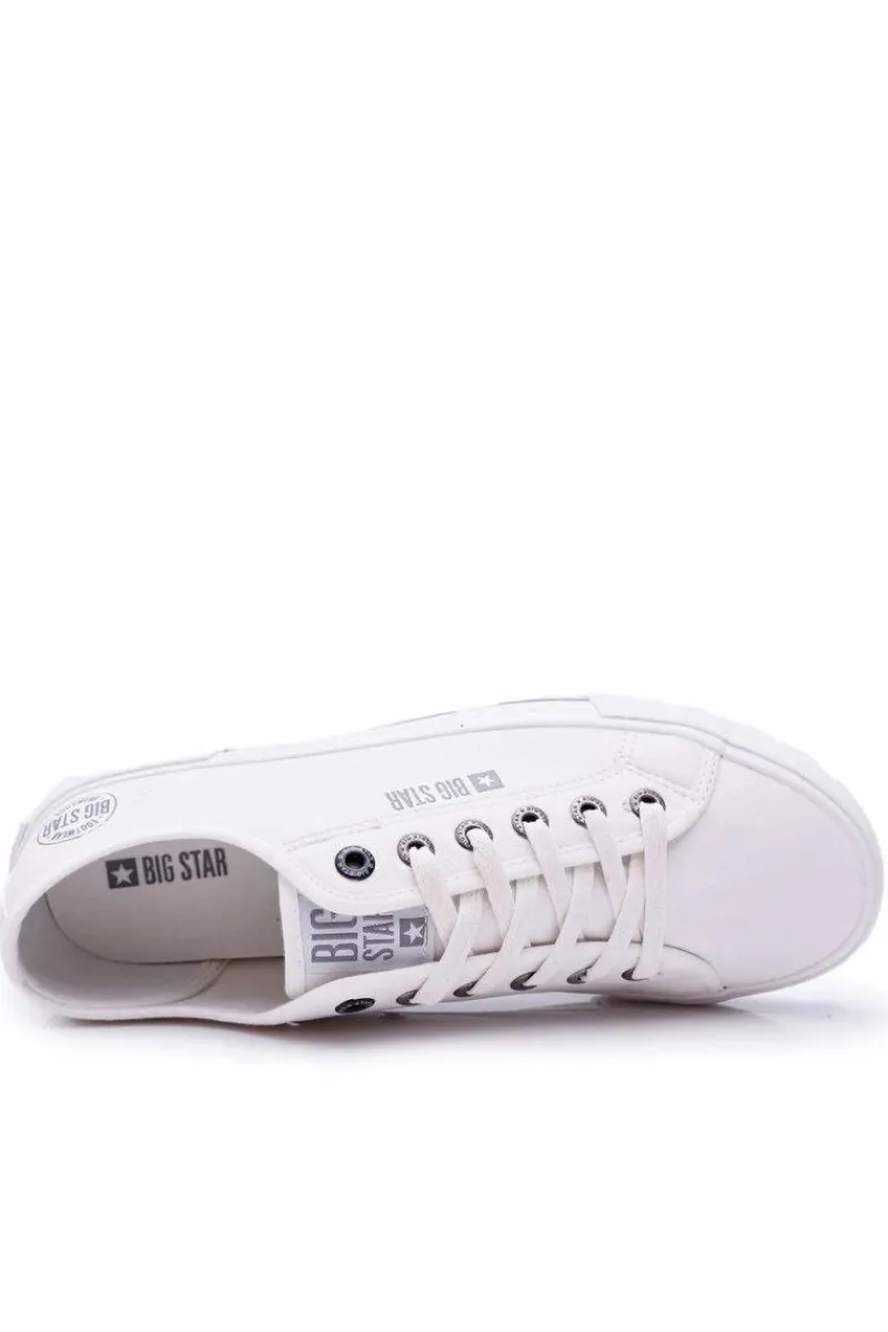 Trampki Męskie Big Star|Trampki Niskie>Big Star Shoes Trampki Męskie Big Star Białe FF174054