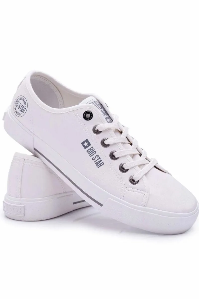 Trampki Męskie Big Star|Trampki Niskie>Big Star Shoes Trampki Męskie Big Star Białe FF174054