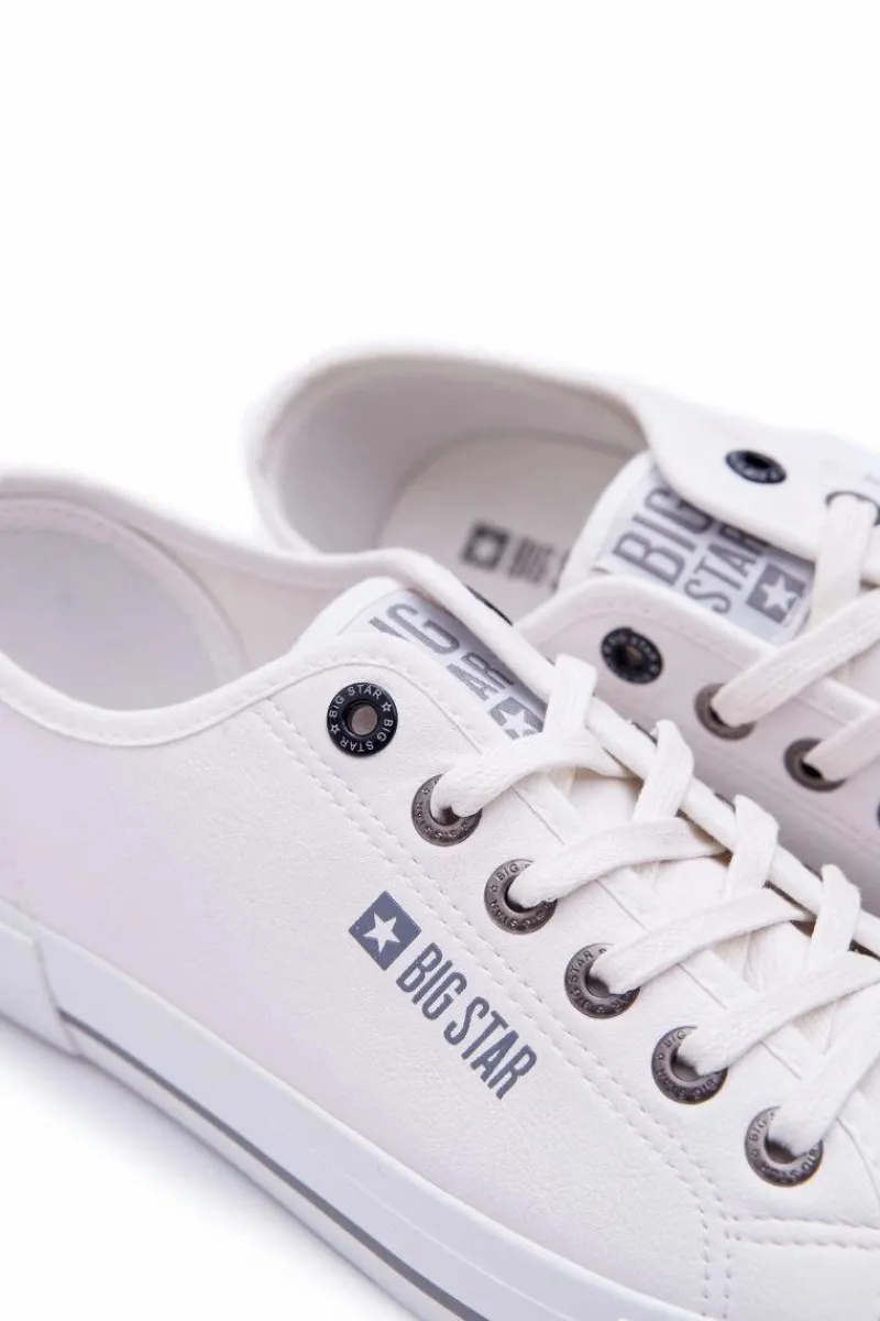 Trampki Męskie Big Star|Trampki Niskie>Big Star Shoes Trampki Męskie Big Star Białe FF174054