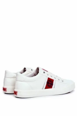 Discount Trampki Męskie Big Star Białe GG174112 Męskie Trampki Męskie Big Star|Trampki Niskie