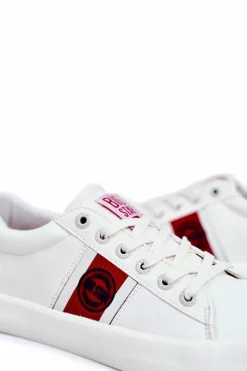 Discount Trampki Męskie Big Star Białe GG174112 Męskie Trampki Męskie Big Star|Trampki Niskie