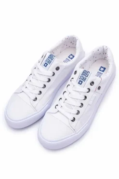 Outlet Big Star Shoes Trampki Męskie Big Star Białe AA174097