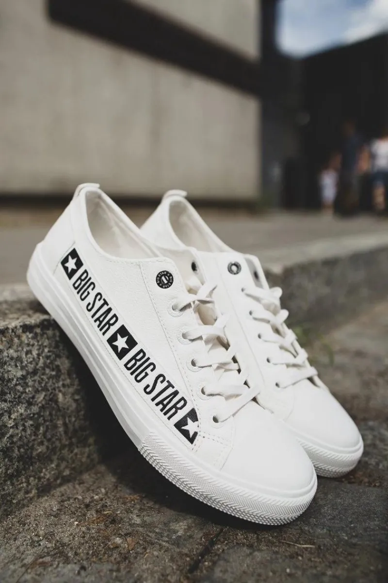 Best Big Star Shoes Trampki Męskie Big Star Białe EE174070
