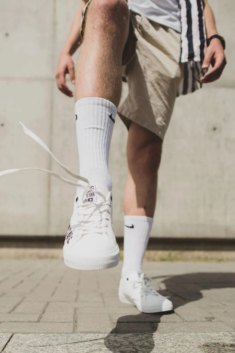 Best Big Star Shoes Trampki Męskie Big Star Białe EE174070