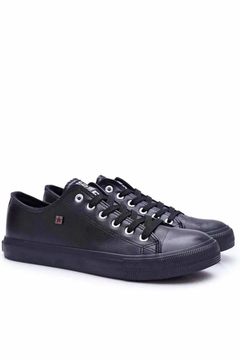 Sale Big Star Shoes Trampki Męskie Big Star Czarne V174345