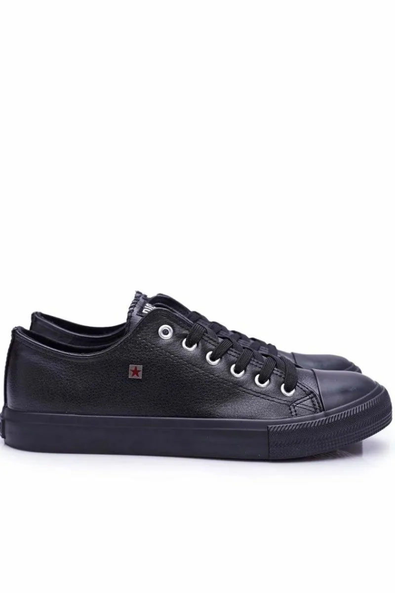 Sale Big Star Shoes Trampki Męskie Big Star Czarne V174345