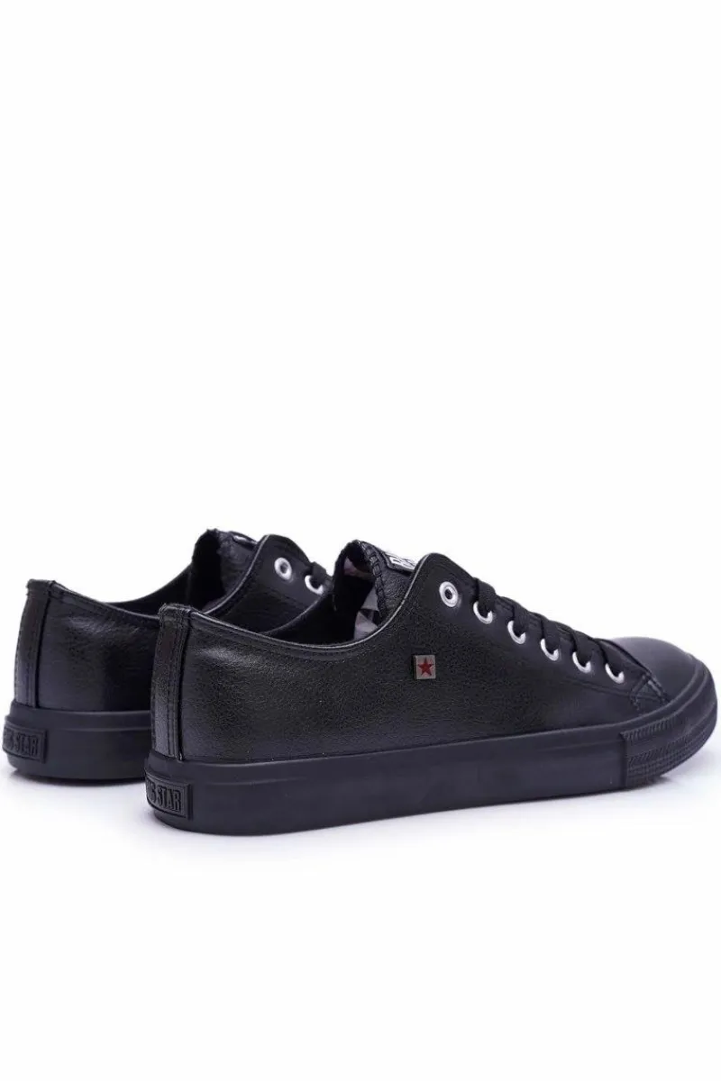 Sale Big Star Shoes Trampki Męskie Big Star Czarne V174345