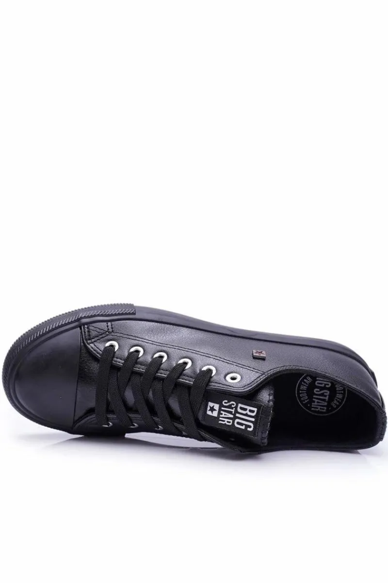Sale Big Star Shoes Trampki Męskie Big Star Czarne V174345