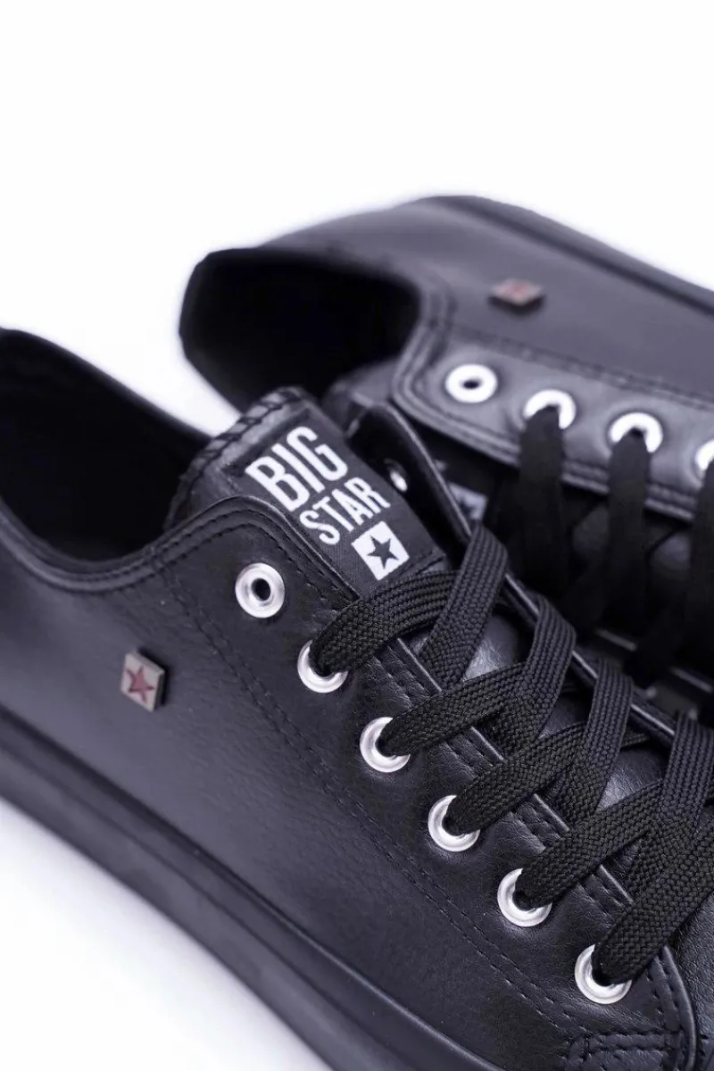 Sale Big Star Shoes Trampki Męskie Big Star Czarne V174345