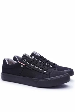 Trampki Męskie Big Star Czarne AA174096 Męskie Trampki Męskie Big Star|Trampki Niskie