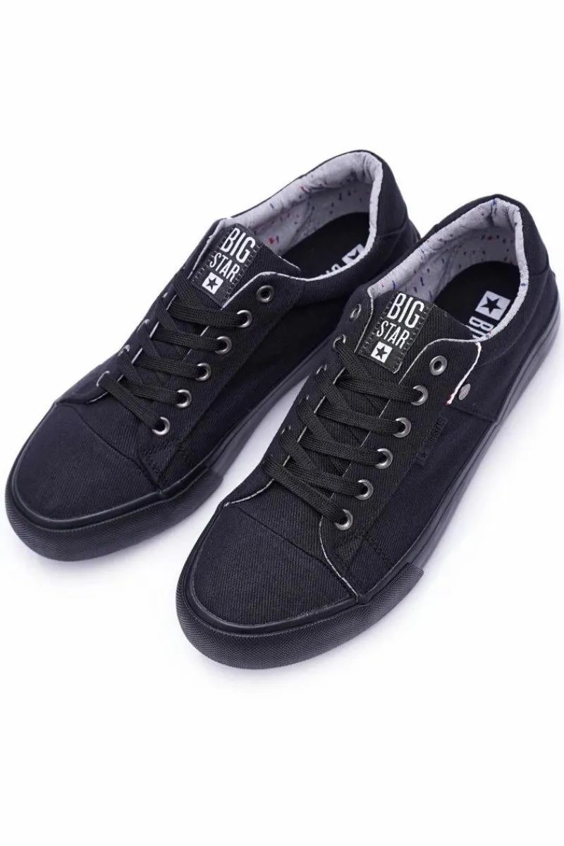 Trampki Męskie Big Star Czarne AA174096 Męskie Trampki Męskie Big Star|Trampki Niskie