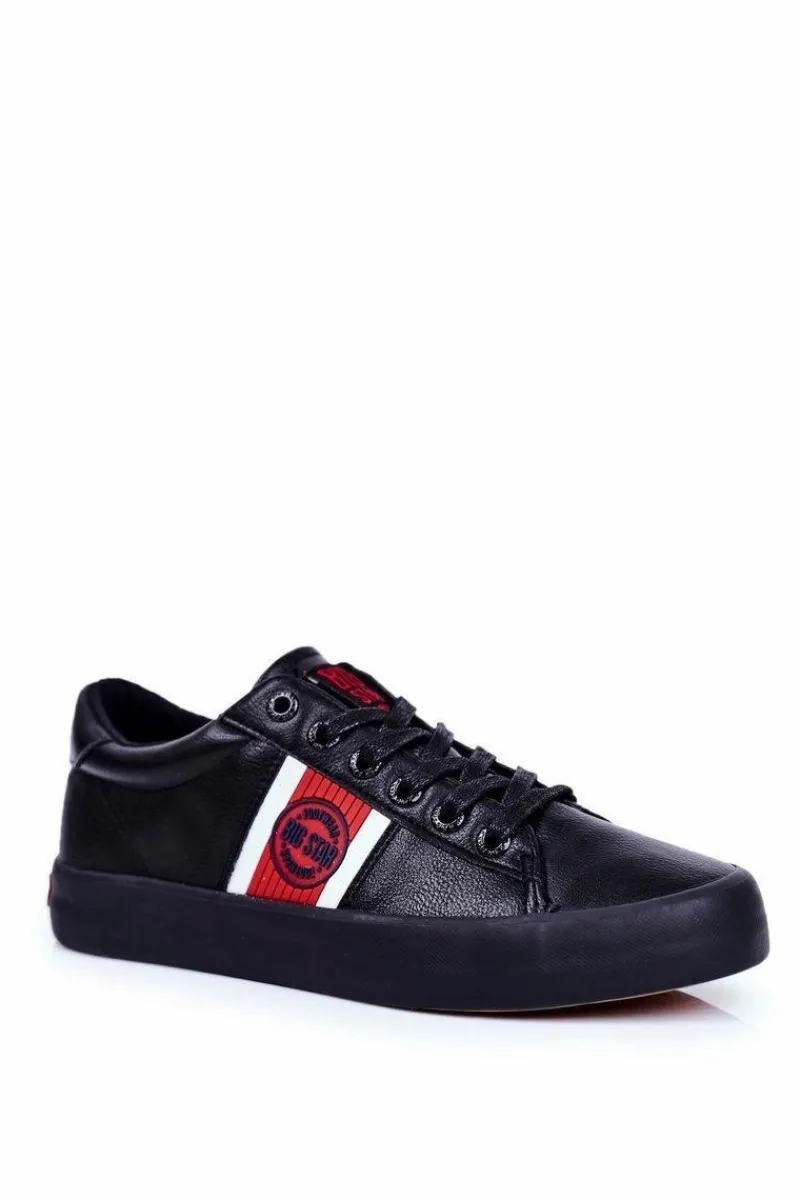 Trampki Męskie Big Star|Trampki Niskie>Big Star Shoes Trampki Męskie Big Star Czarne GG174111