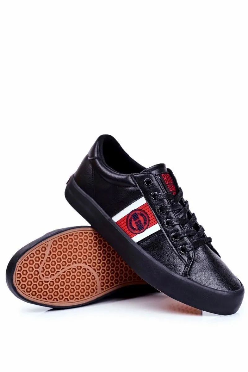 Trampki Męskie Big Star|Trampki Niskie>Big Star Shoes Trampki Męskie Big Star Czarne GG174111