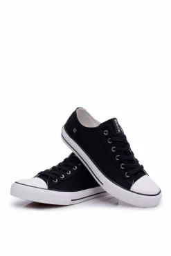 Trampki Męskie Big Star|Trampki Niskie>Big Star Shoes Trampki Męskie Big Star Czarne DD174273 Czarny