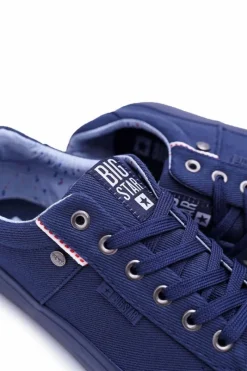 Big Star Shoes Trampki Męskie Big Star Granatowe AA174094