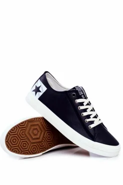 Trampki Męskie Big Star|Trampki Niskie>Big Star Shoes Trampki Męskie Big Star Granatowe EE174159