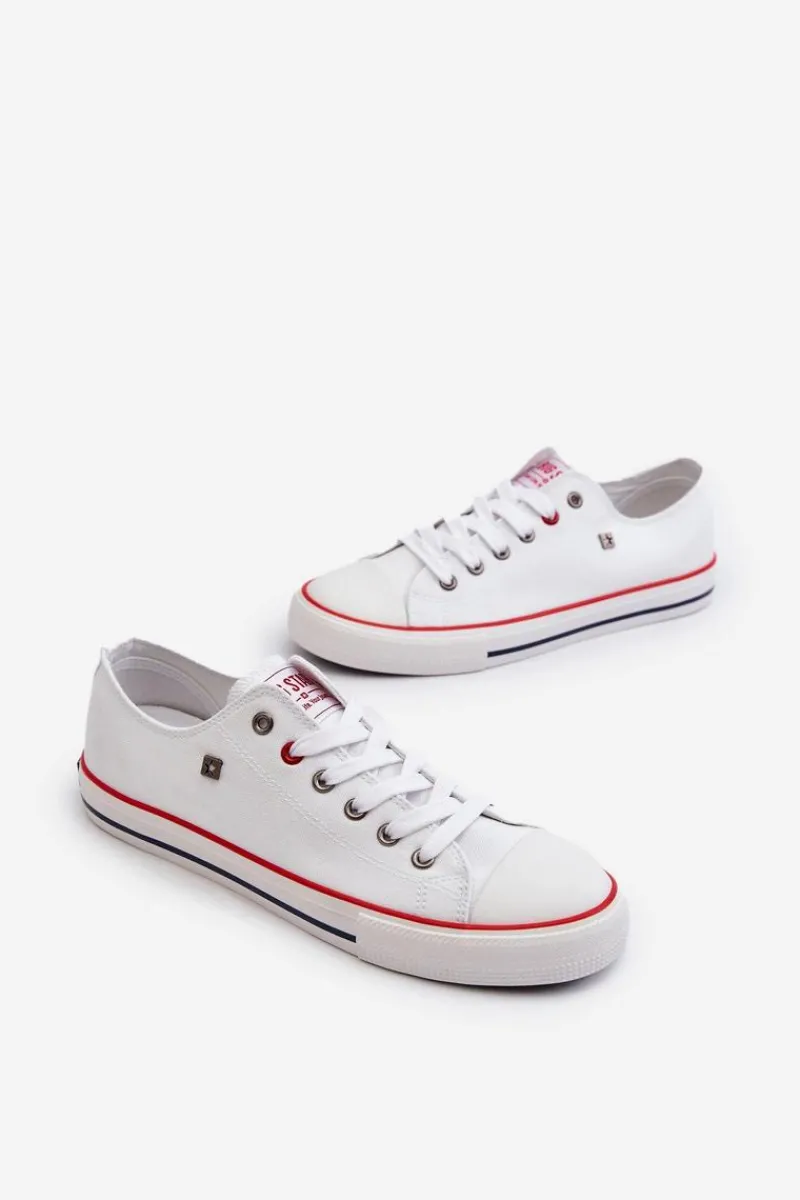 Trampki Męskie Big Star|Trampki Niskie>Big Star Shoes Trampki Męskie Big Star NN174301 HI-POLY SYSTEM Białe Biały