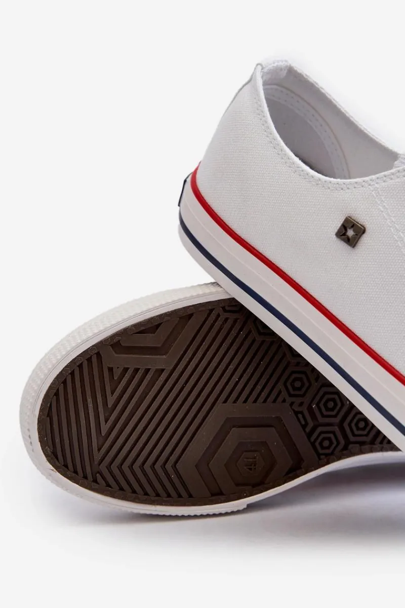 Trampki Męskie Big Star|Trampki Niskie>Big Star Shoes Trampki Męskie Big Star NN174301 HI-POLY SYSTEM Białe Biały