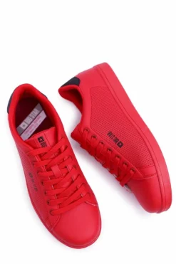 Best Big Star Shoes Trampki Męskie Big Star Sportowe Czerwone DD174390
