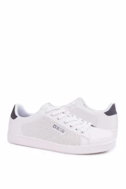 Sale Trampki Męskie Big Star Sportowe Białe DD174392 Męskie Trampki Męskie Big Star|Trampki Niskie